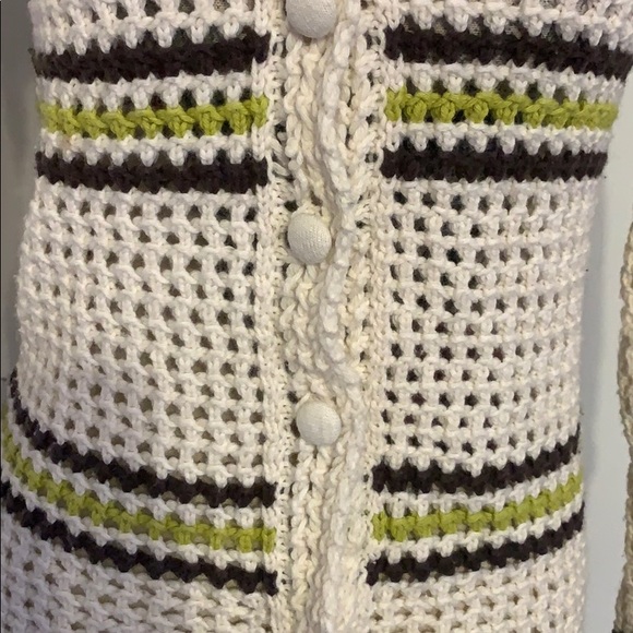 Banana Republic Ivory Off White Long Sleeve Stripe Sweater Top - Picture 3 of 8